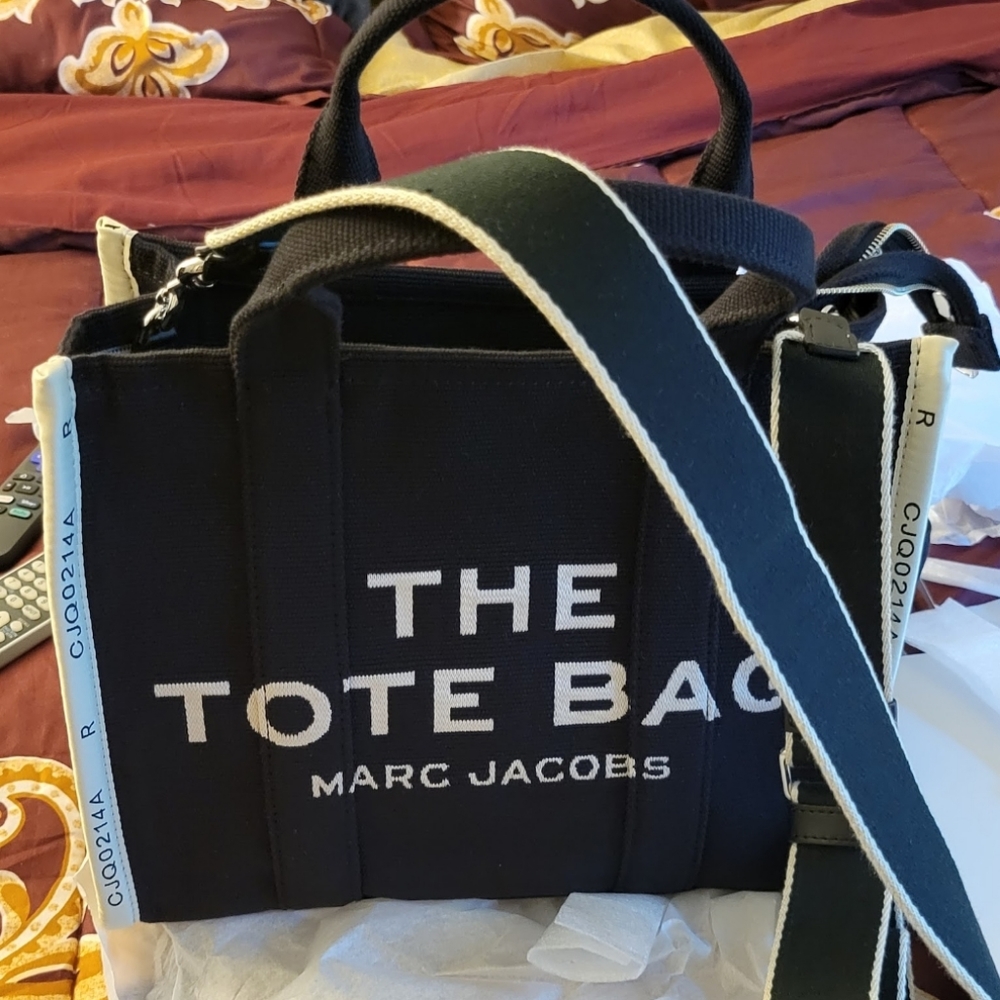 Marc Jacobs tote bag black jacquard